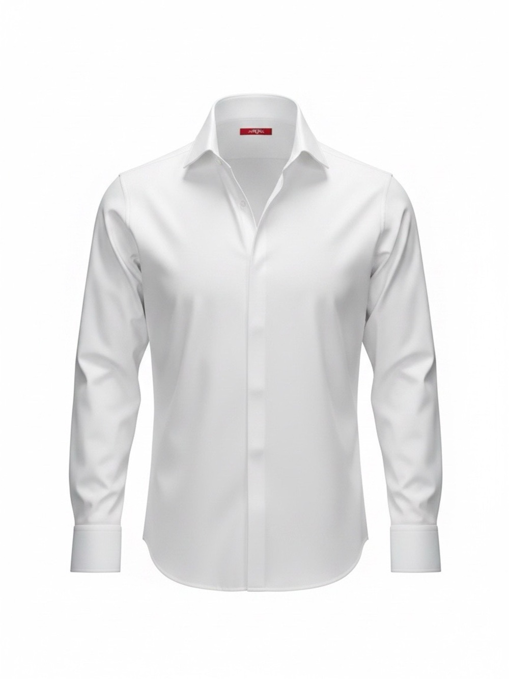 Custom White Dress Shirt - Picture 1 of 8